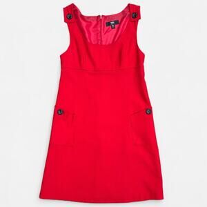 Mossimo Vintage Y2K Red Mod Retro Mini Dress